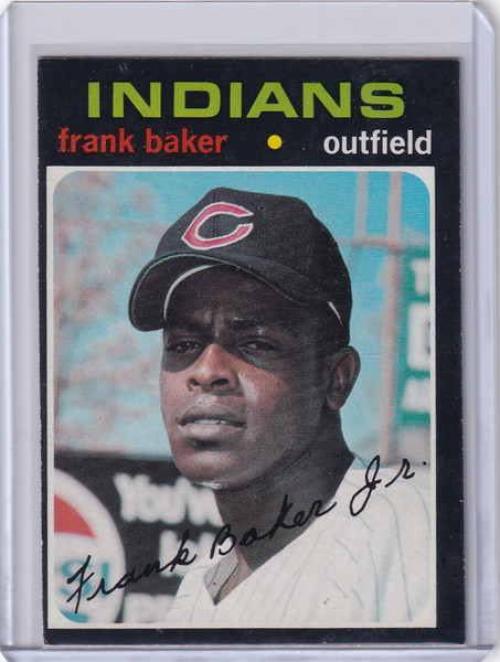 1971 Topps Baseball #689 Frank Baker - Cleveland Indians