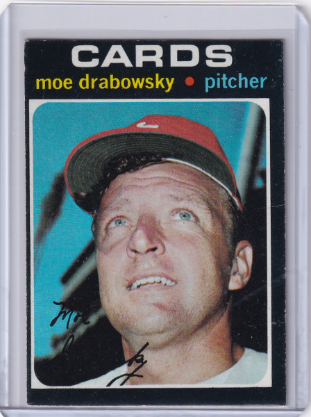 1971 Topps Baseball #685 Moe Drabowsky - St. Louis Cardinals