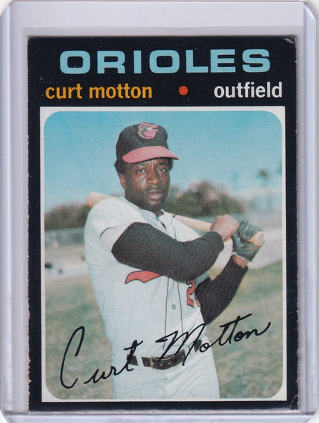 1971 Topps Baseball #684 Curt Motton - Baltimore Orioles