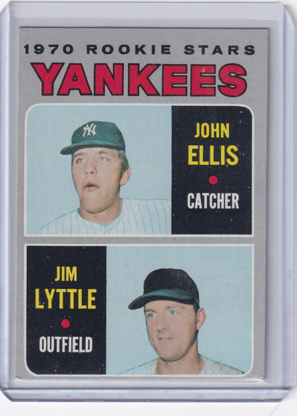 1970 Topps Baseball #516 Yankees Rookies - John Ellis / Jim Lyttle RC