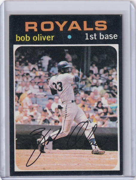 1971 Topps Baseball #470 Bob Oliver - Kansas City Royals