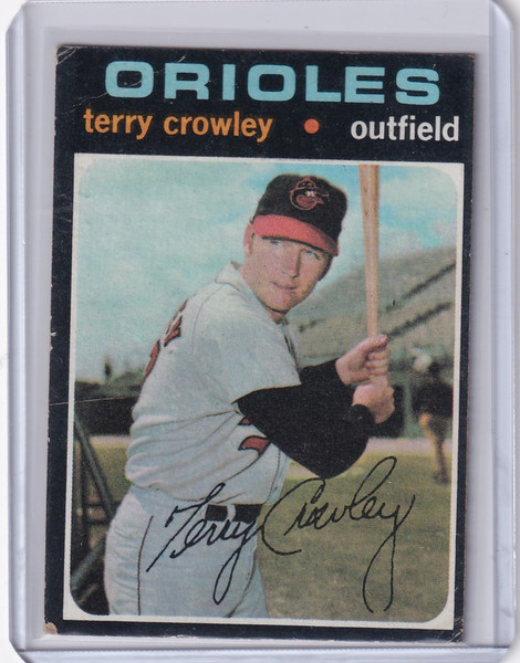 1971 Topps Baseball #453 Terry Crowley - Baltimore Orioles