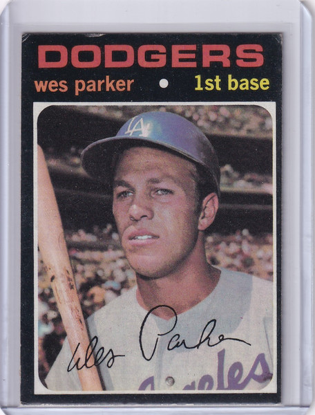 1971 Topps Baseball #430 Wes Parker - Los Angeles Dodgers