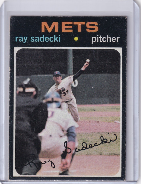 1971 Topps Baseball #406 Ray Sadecki - New York Mets