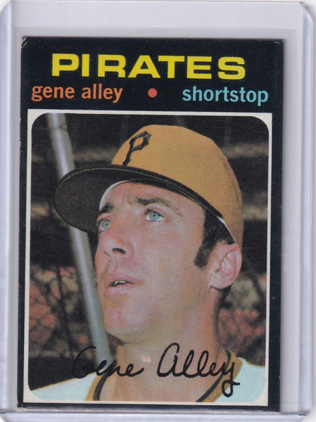 1971 Topps Baseball #416 Gene Alley - Pittsburgh Pirates