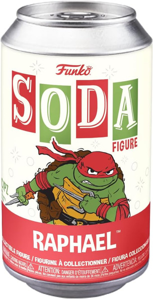 Funko Soda: Teenage Mutant Ninja Turtles - Raphael  Figure in a Can - SEALED