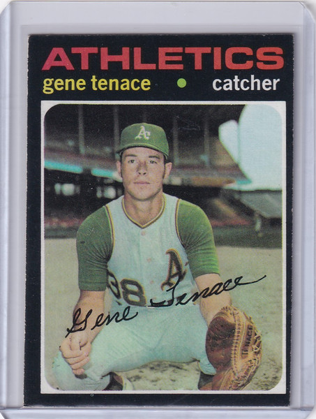 1971 Topps Baseball #338 Gene Tenace - Oakland Athletics