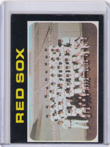 1971 Topps Baseball #386 Boston Red Sox Team