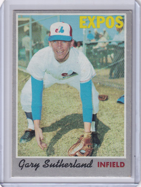 1970 Topps Baseball #632 Gary Sutherland - Montreal Expos