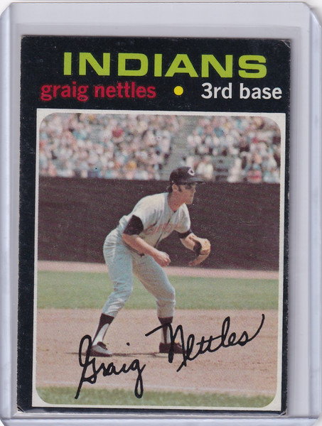 1971 Topps Baseball #324 Graig Nettles - Cleveland Indians