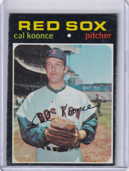 1971 Topps Baseball #254 Cal Koonce - Boston Red Sox