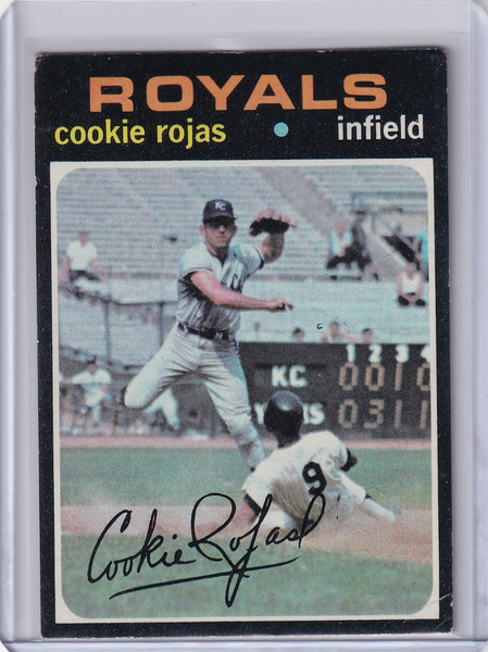 1971 Topps Baseball #118 Cookie Rojas - Kansas City Royals