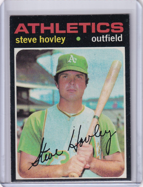 1971 Topps Baseball #109 Steve Hovley - Oakland Athletics