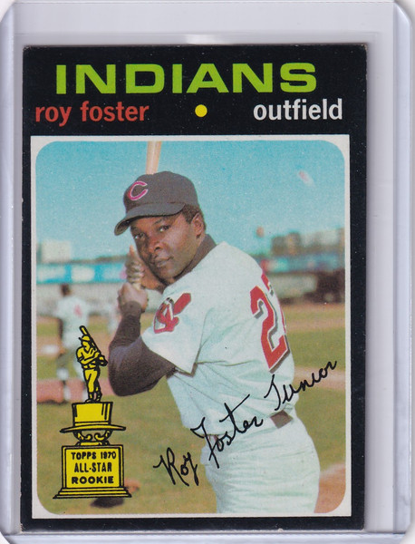 1971 Topps Baseball #107 Roy Foster - Cleveland Indians RC