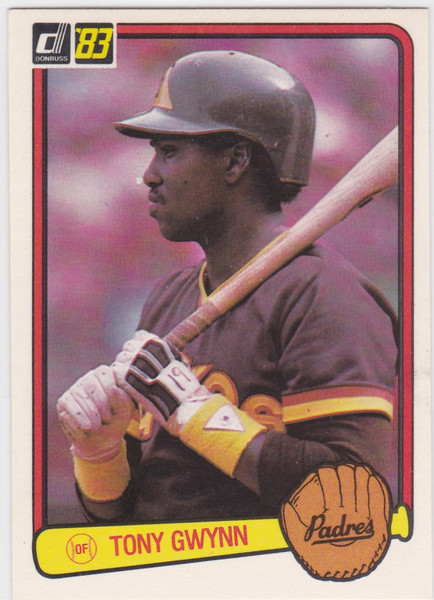 1983 Donruss #598 Tony Gwynn RC San Diego Padres