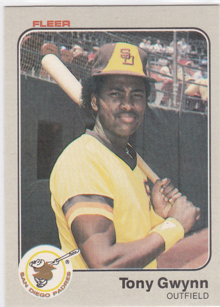 1983 Fleer #360 Tony Gwynn RC San Diego Padres