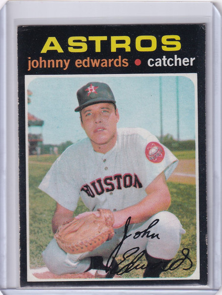 1971 Topps Baseball #44 Johnny Edwards - Houston Astros