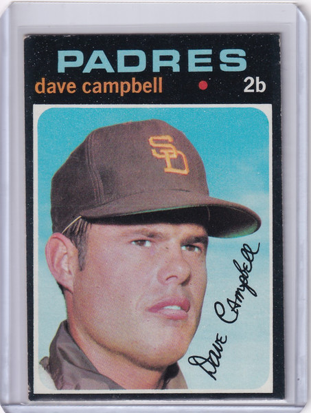 1971 Topps Baseball #46 Dave Campbell - San Diego Padres