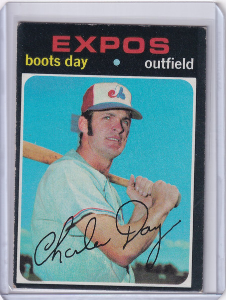 1971 Topps Baseball #42 Boots Day - Montreal Expos