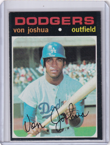 1971 Topps Baseball #57 Von Joshua - Los Angeles Dodgers RC