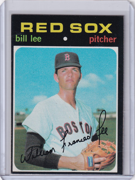 1971 Topps Baseball #58 Bill Lee - Boston Red Sox