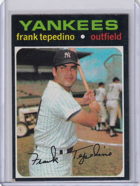 1971 Topps Baseball #342 Frank Tepedino - New York Yankees