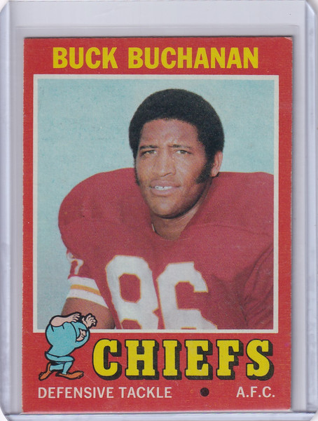 1971 Topps Football #13 Buck Buchanan - Kansas City Chiefs