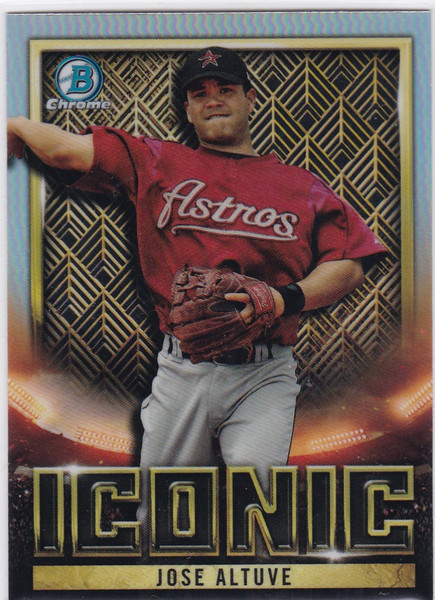 2023 Bowman Chrome #BI-15 Jose Altuve Iconic Houston Astros