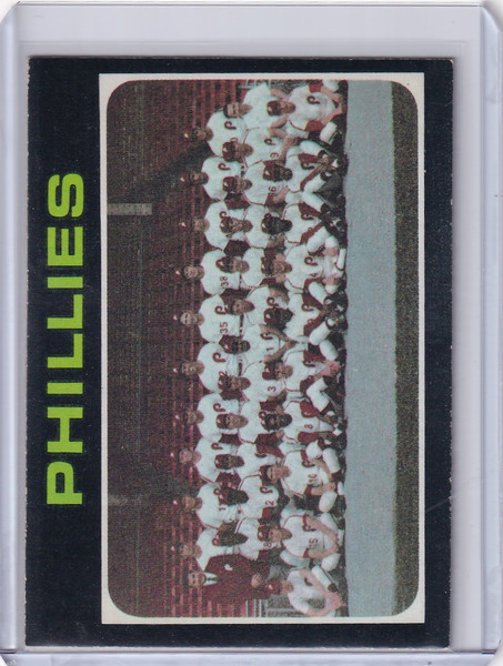 1971 Topps Baseball #268 Philadelphia Phillies Team
