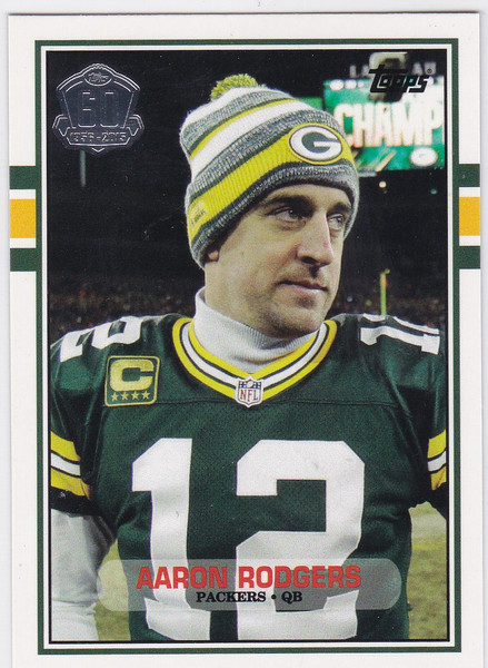 2015 Topps 60th Anniversary #T60-AR Aaron Rodgers Green Bay Packers