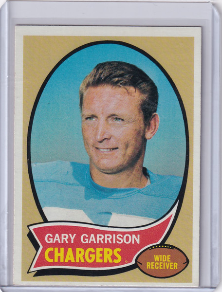 1970 Topps Football #23 Gary Garrison - San Diego Chargers