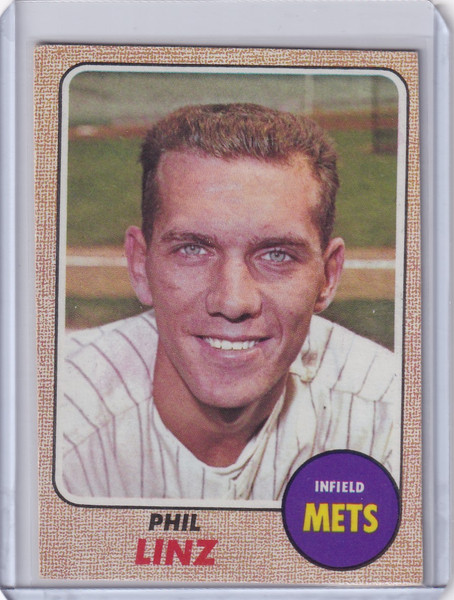 1968 Topps Baseball #594 Phil Linz - New York Mets