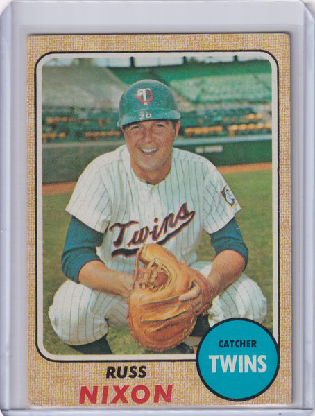 1968 Topps Baseball #515 Russ Nixon - Minnesota Twins
