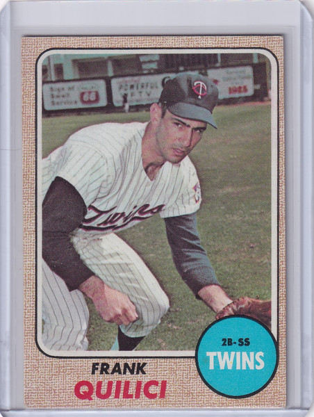 1968 Topps Baseball #557 Frank Quilici - Minnesota Twins