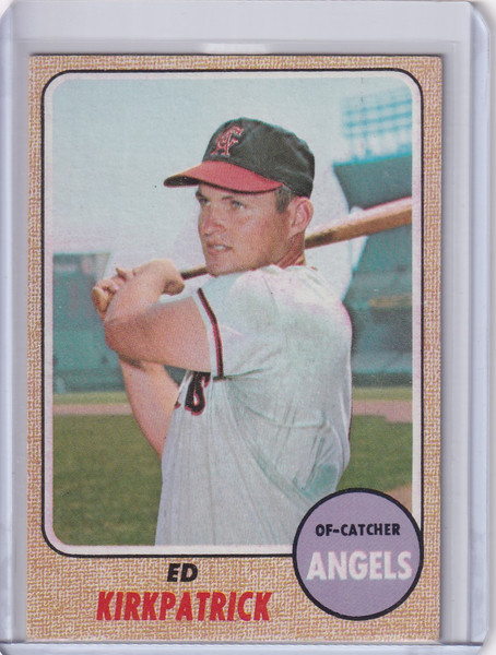 1968 Topps Baseball #552 Ed Kirkpatrick - California Angels