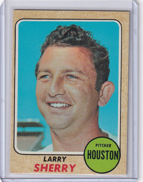 1968 Topps Baseball #468 Larry Sherry - Houston Astros