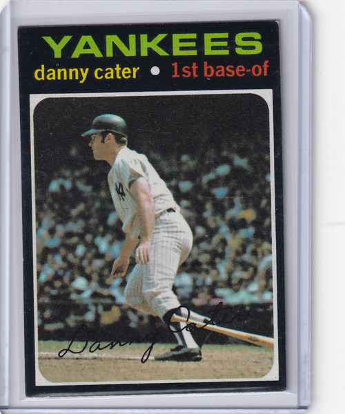1971 Topps Baseball #358 Danny Cater - New York Yankees