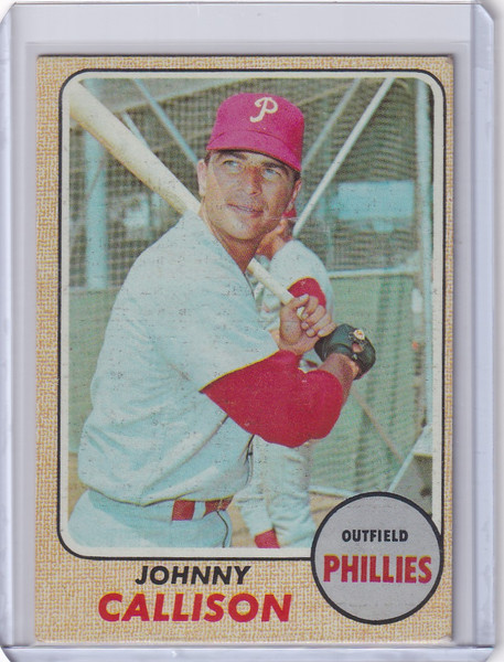 1968 Topps Baseball #415 Johnny Callison - Philadelphia Phillies