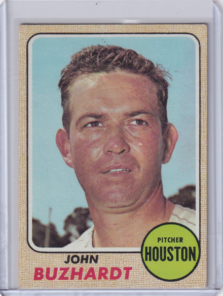 1968 Topps Baseball #403 John Buzhardt - Houston Astros