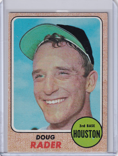 1968 Topps Baseball #332 Doug Rader - Houston Astros