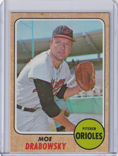 1968 Topps Baseball #242 Moe Drabowsky - Baltimore Orioles