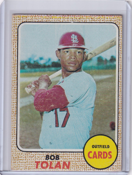 1968 Topps Baseball #84 Bob Tolan - St. Louis Cardinals