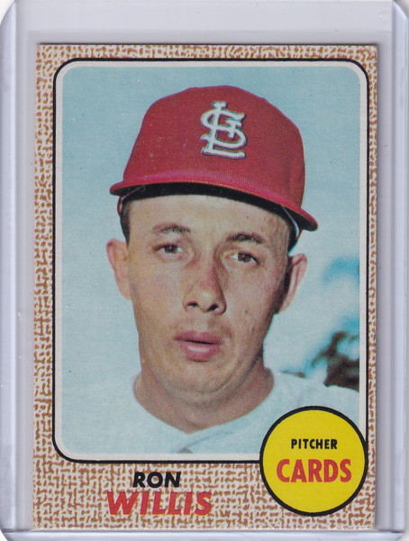 1968 Topps Baseball #68 Ron Willis - St. Louis Cardinals