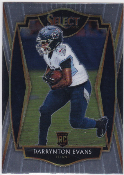 2020 Select #178 Darryton Evans RC Tennessee Titans