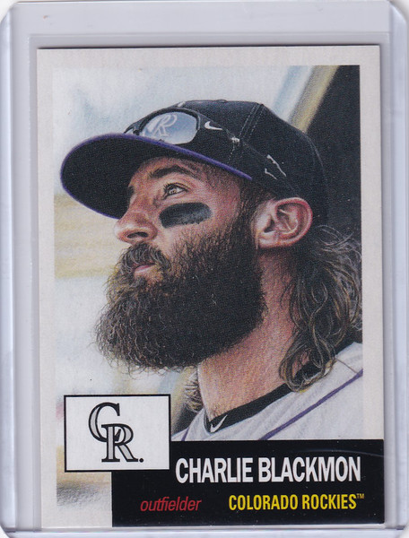 TOPPS BASEBALL LIVING SET #31 Charlie Blackmon - Colorado Rockies