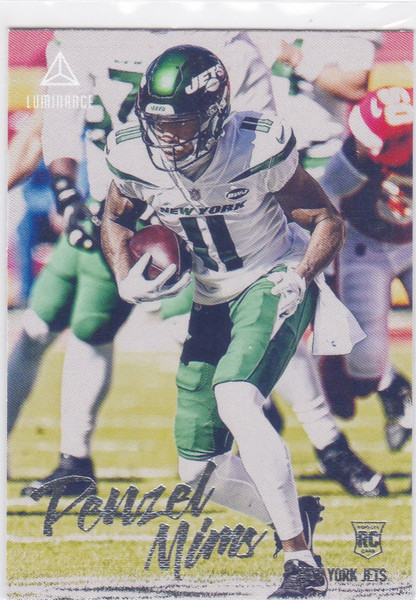 2020 Panini Chronicles Luminance #224 Denzel Mims RC New York Jets