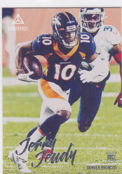 2020 Panini Chronicles Luminance #205 Jerry Jeudy RC Denver Broncos