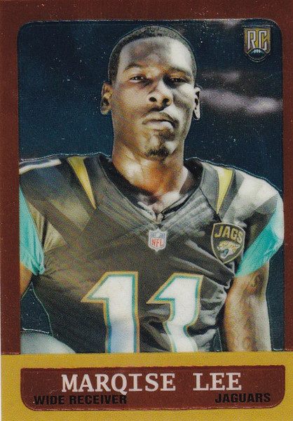 2014 Toppps Chrome Mini #1 Marqise Lee Rookie Card Jacksonville Jaguars