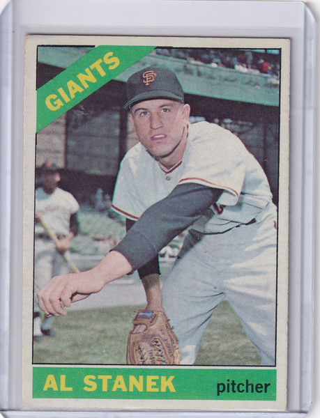 1966 Topps Baseball #437 Al Stanek - San Francisco Giants