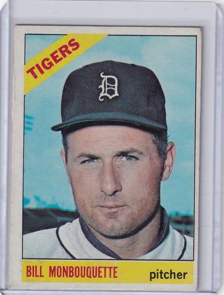 1966 Topps Baseball #429 Bill Monbouquette - Detroit Tigers